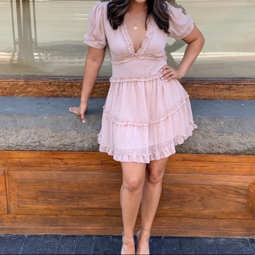 Adorable Backless Babydoll Dress